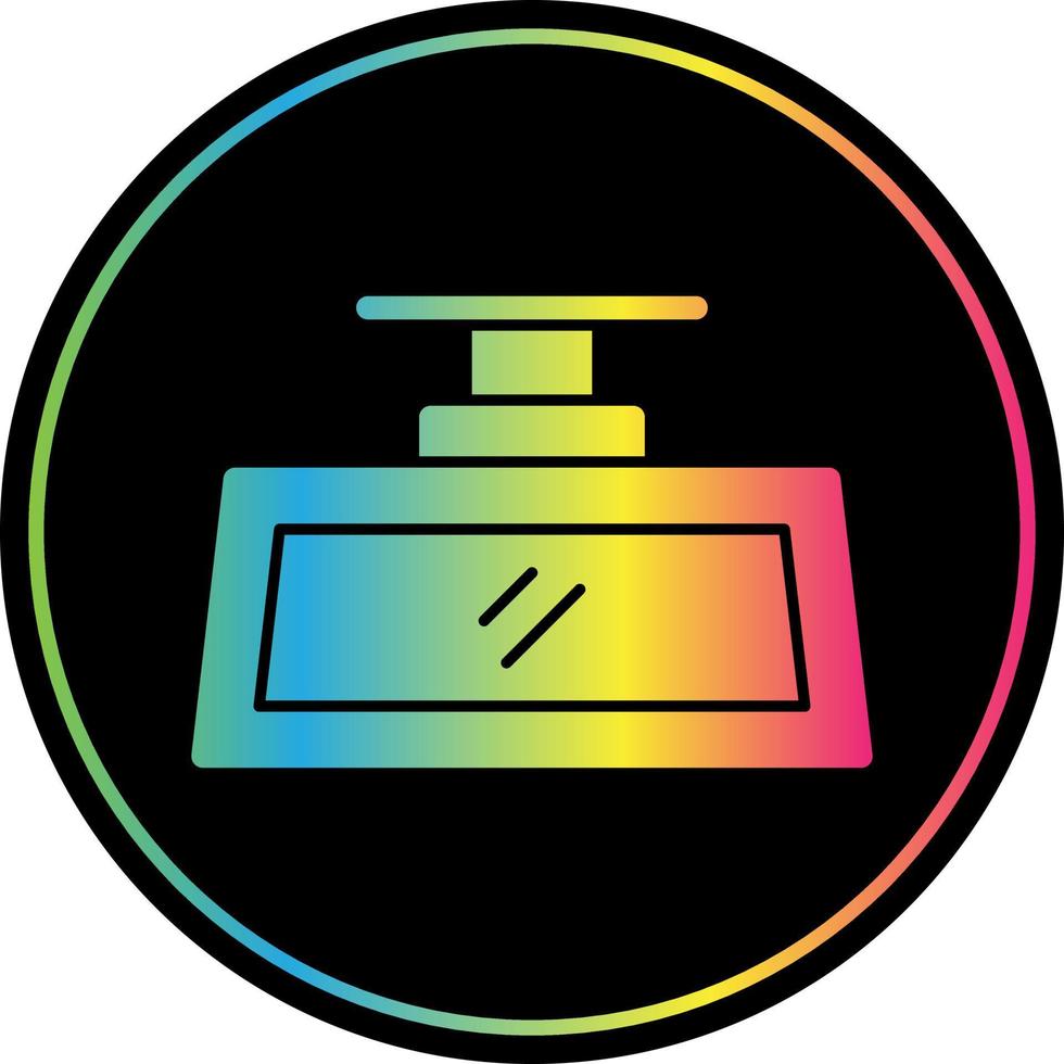 Rearview Mirror Vector Icon Design