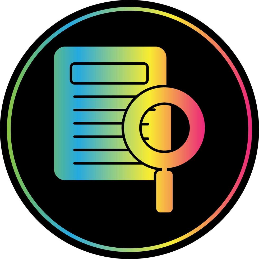 Investigation Vector Icon Design