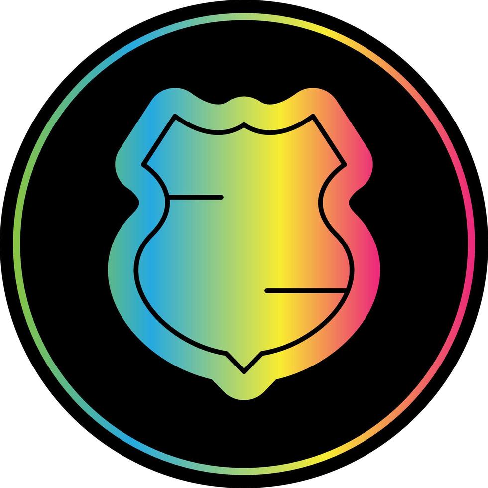 Police Shield Vector Icon Design