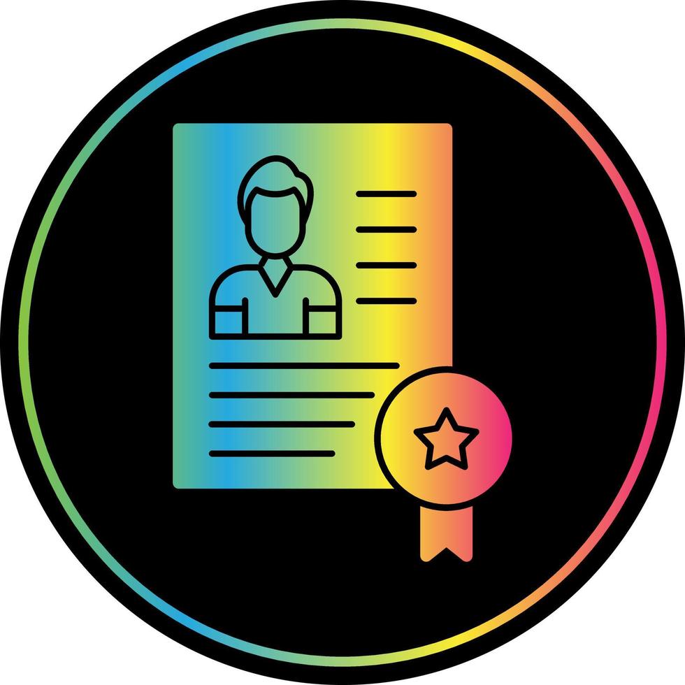 Certificate Vector Icon Design