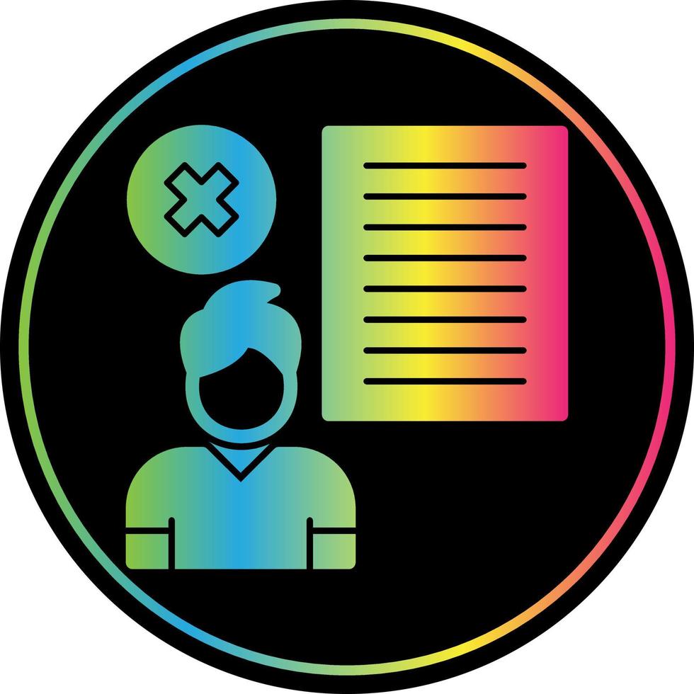 Fired Vector Icon Design