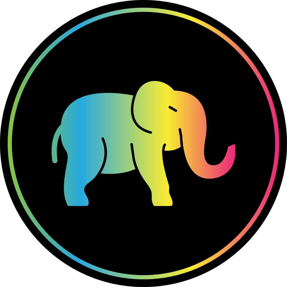 Elephant Vector Icon Design