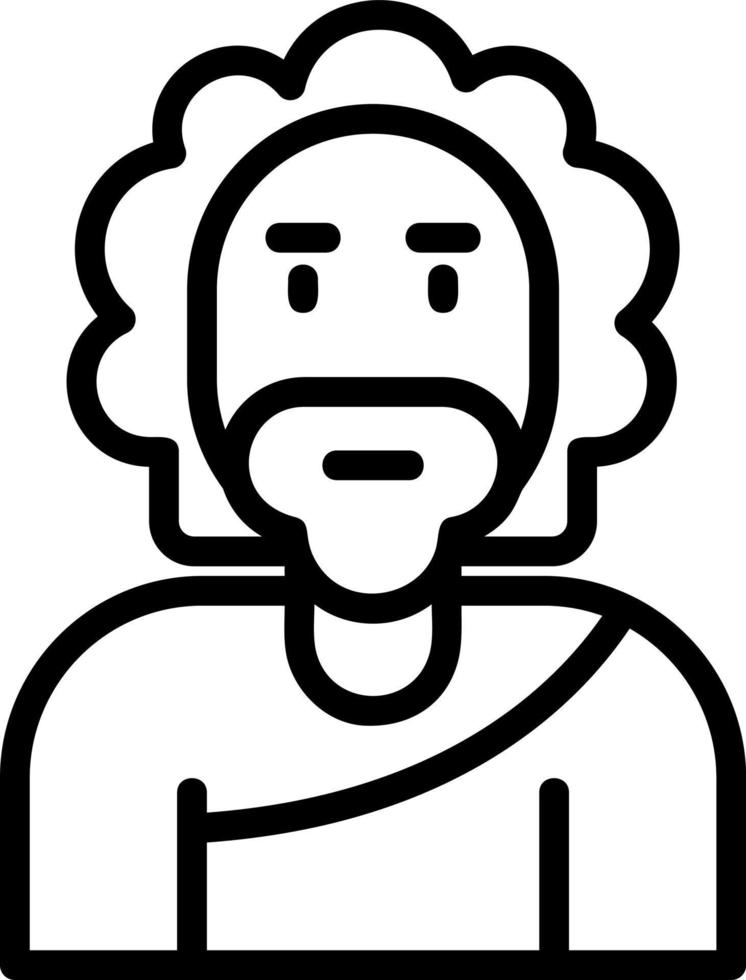 Caveman Vector Icon Design