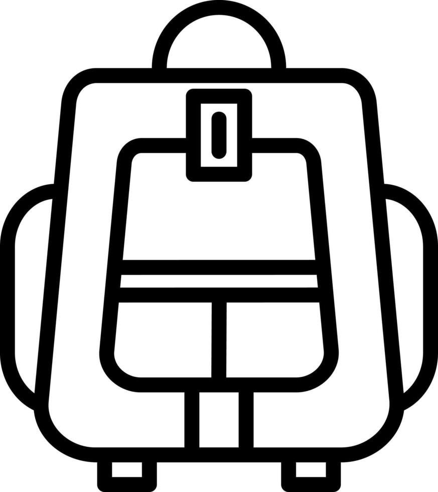 Backpacker Vector Icon Design
