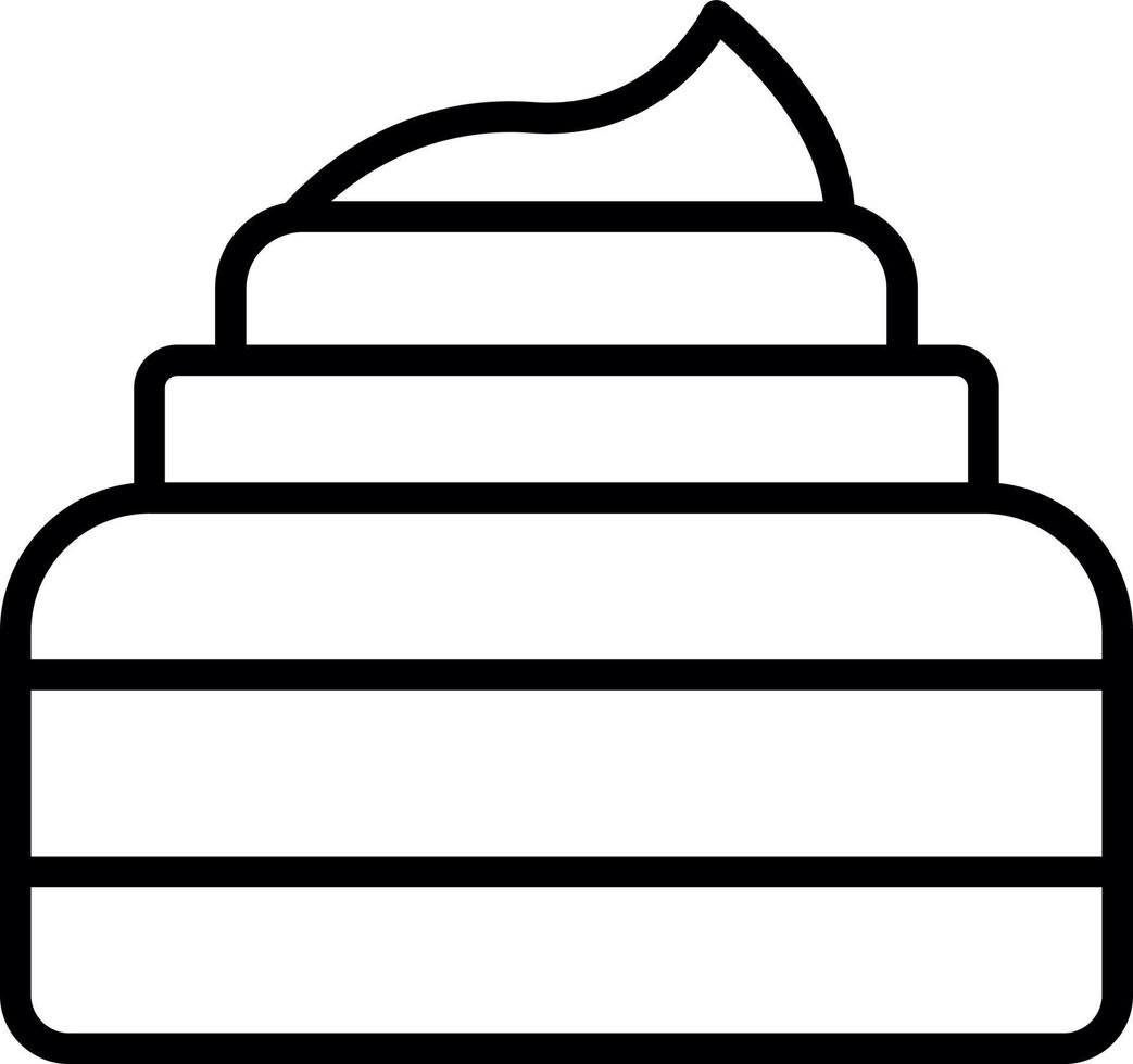 Cream Vector Icon Design