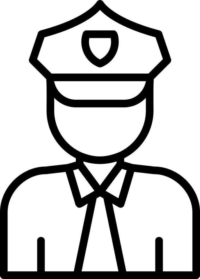 Police Vector Icon Design
