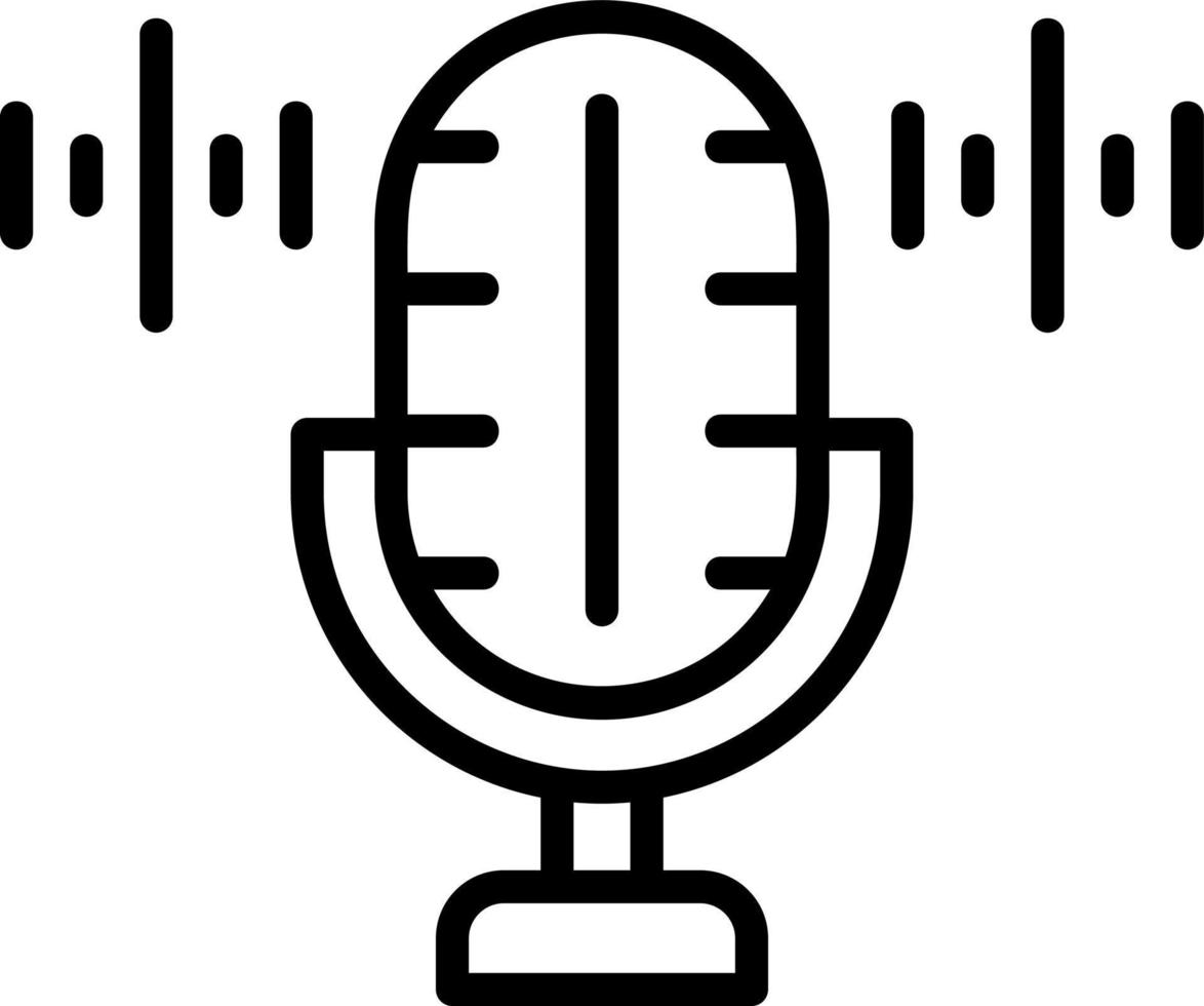 Voice Recorder Vector Icon Design