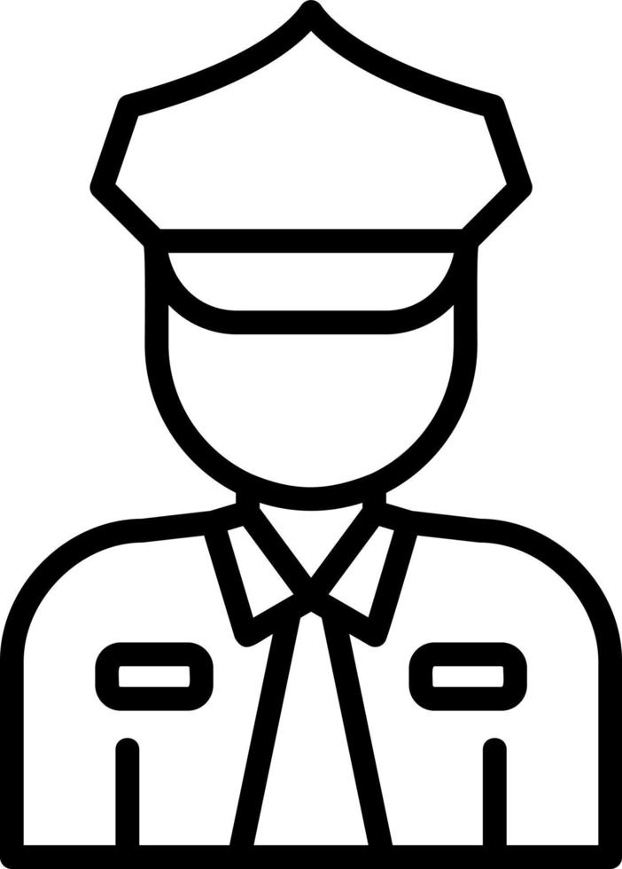 Police Vector Icon Design
