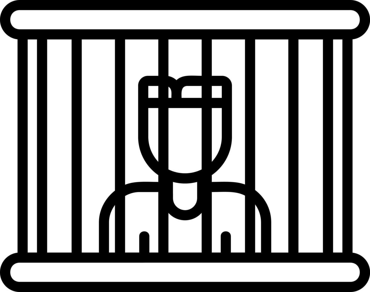 Prisoner Vector Icon Design