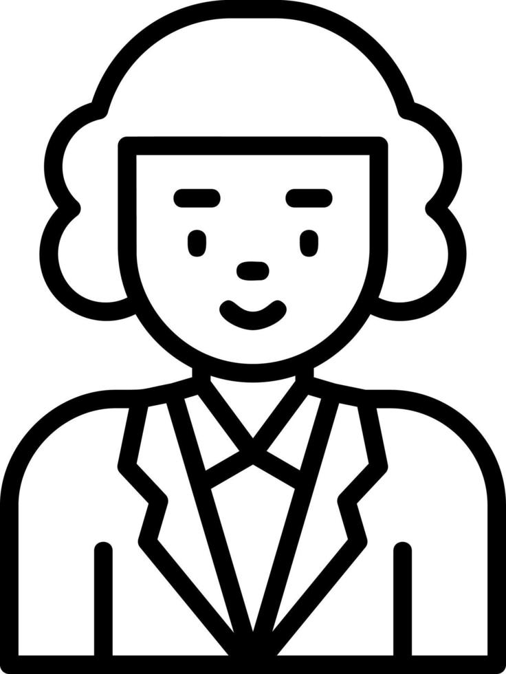 Judge Vector Icon Design