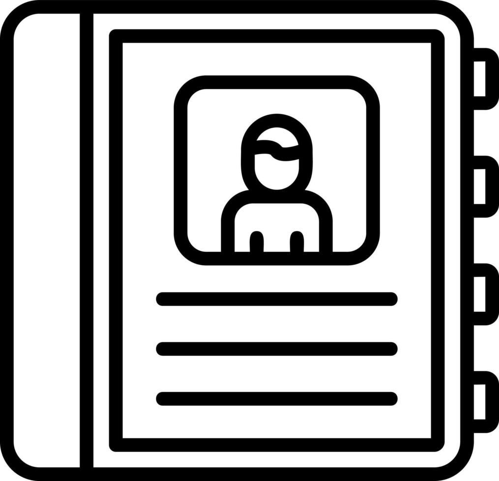 Authobiography Vector Icon Design