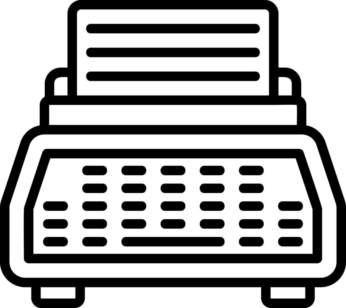 Typing Vector Icon Design