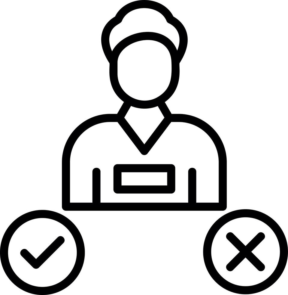Decision Making Vector Icon Design