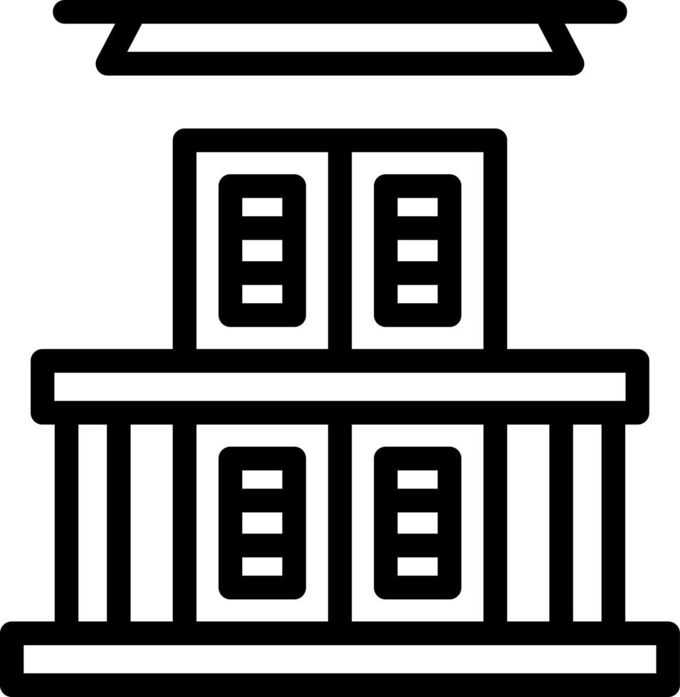 Balcony Vector Icon Design