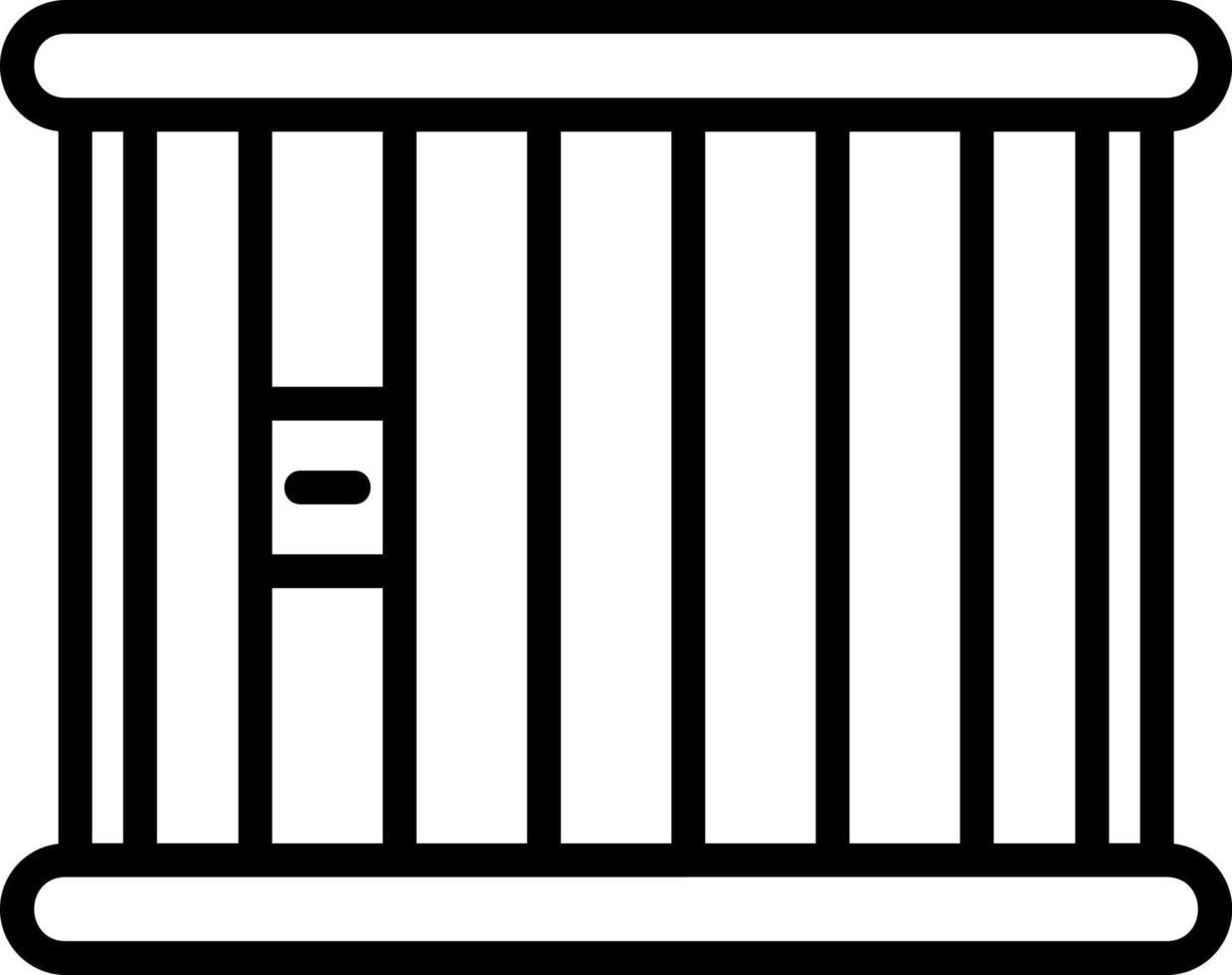 Jail Vector Icon Design