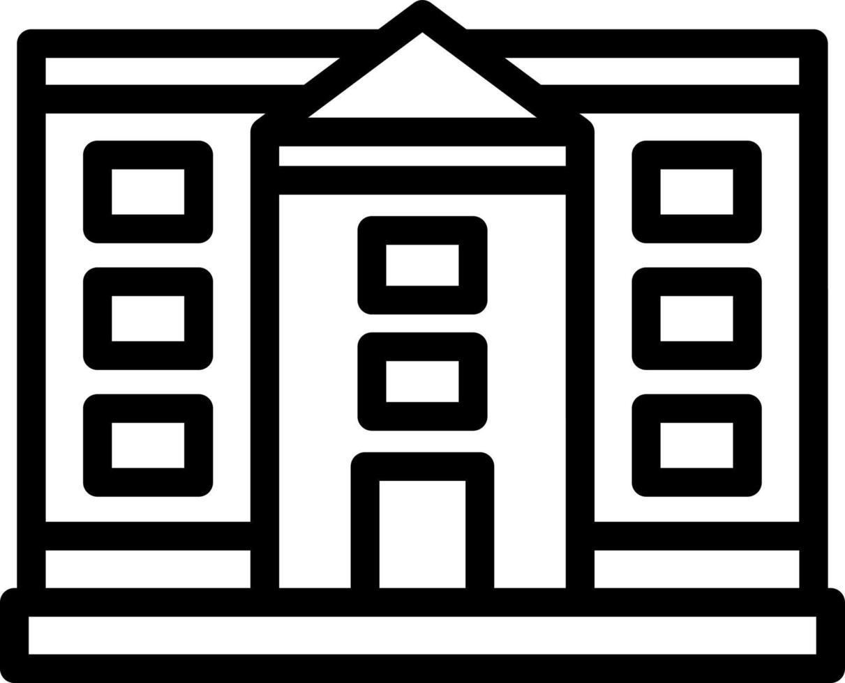 White House Vector Icon Design