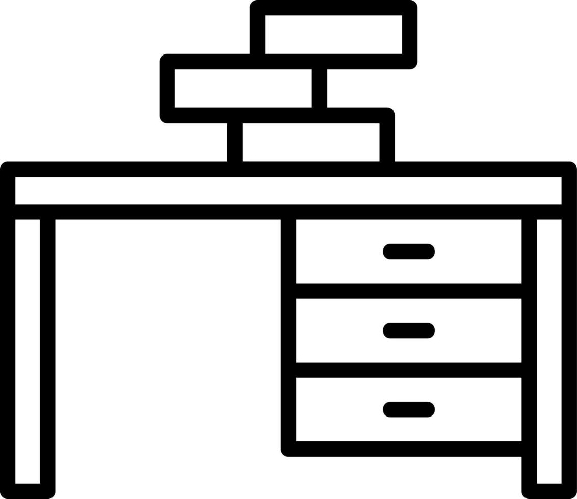 Desk Vector Icon Design