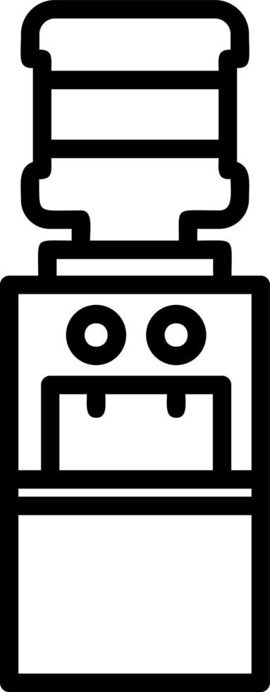 Water Dispenser Vector Icon Design