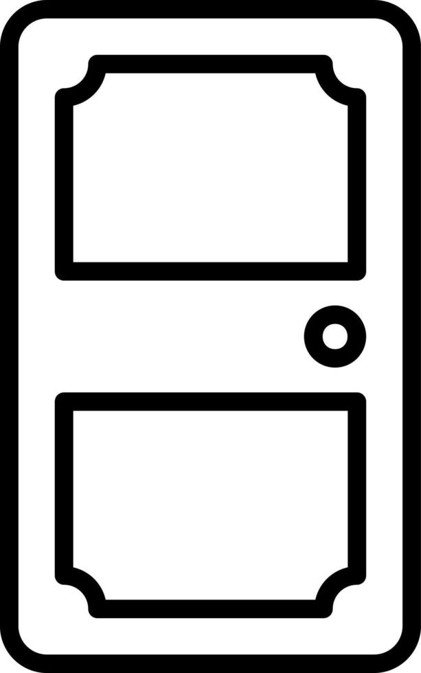 Door Vector Icon Design