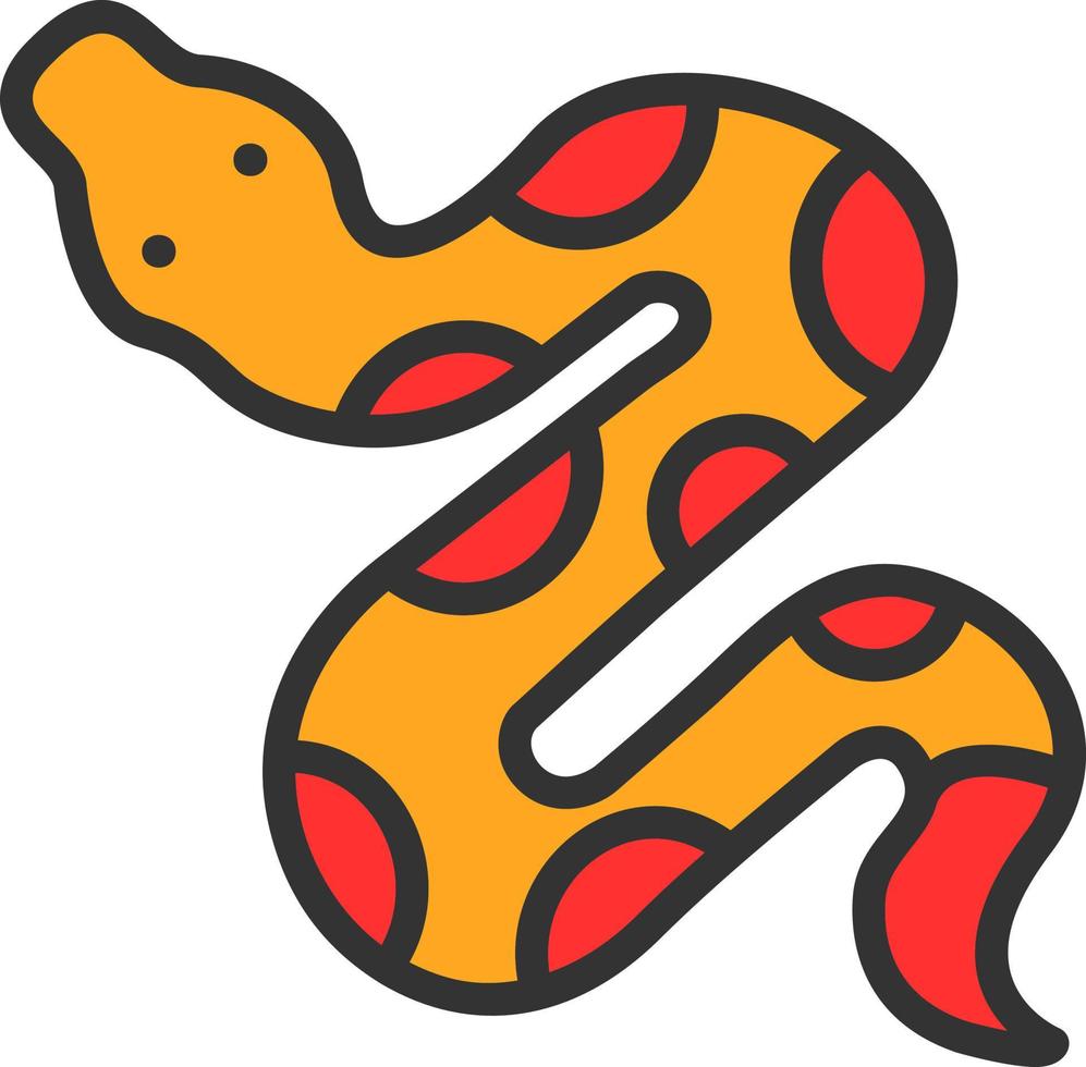 diseño de icono de vector de serpiente