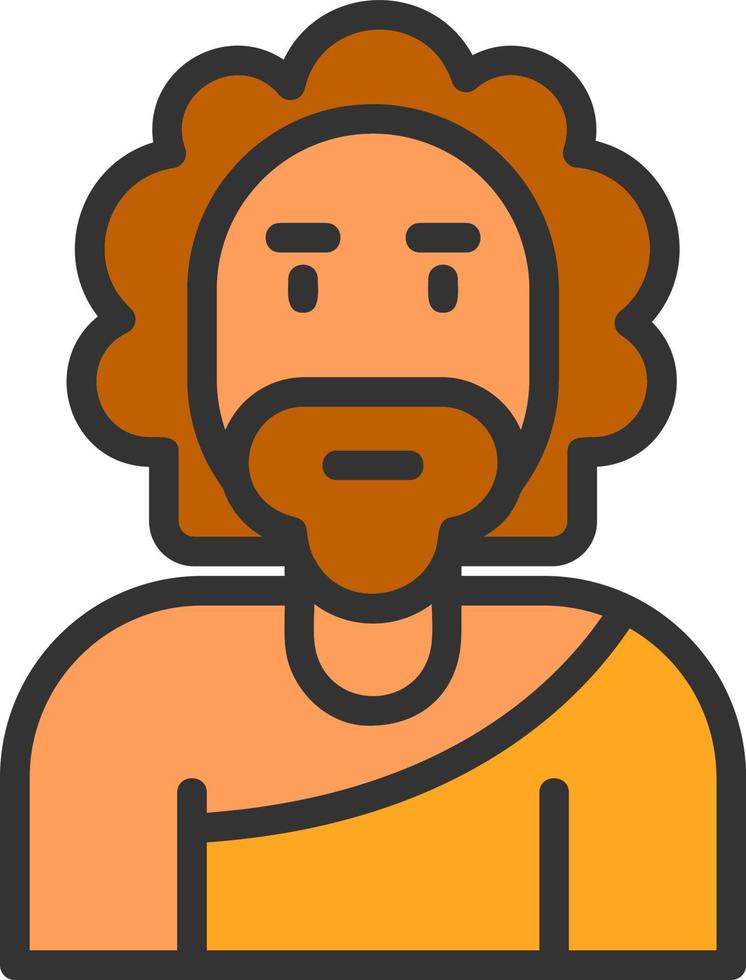 diseño de icono de vector de hombre de las cavernas