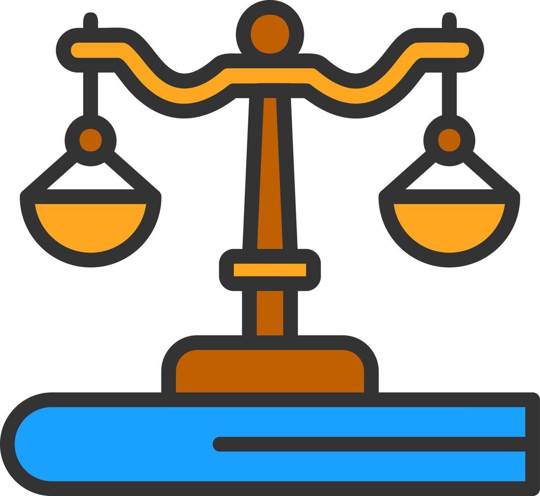 Law Vector Icon Design