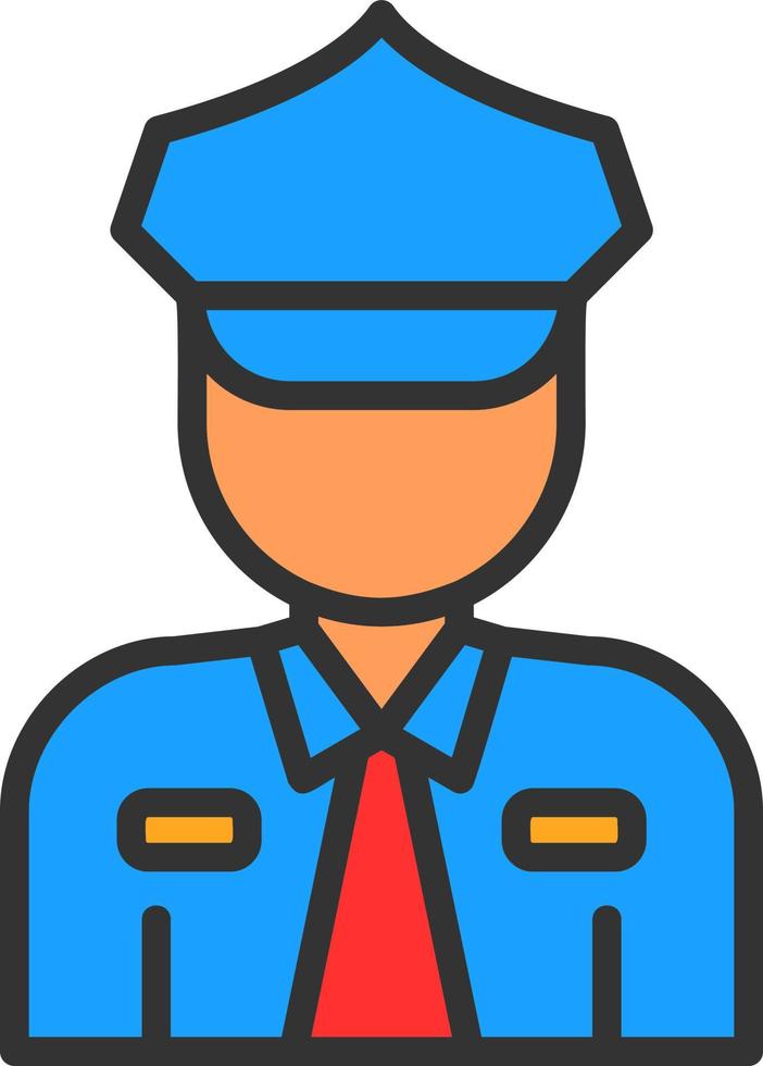 diseño de icono de vector de policía