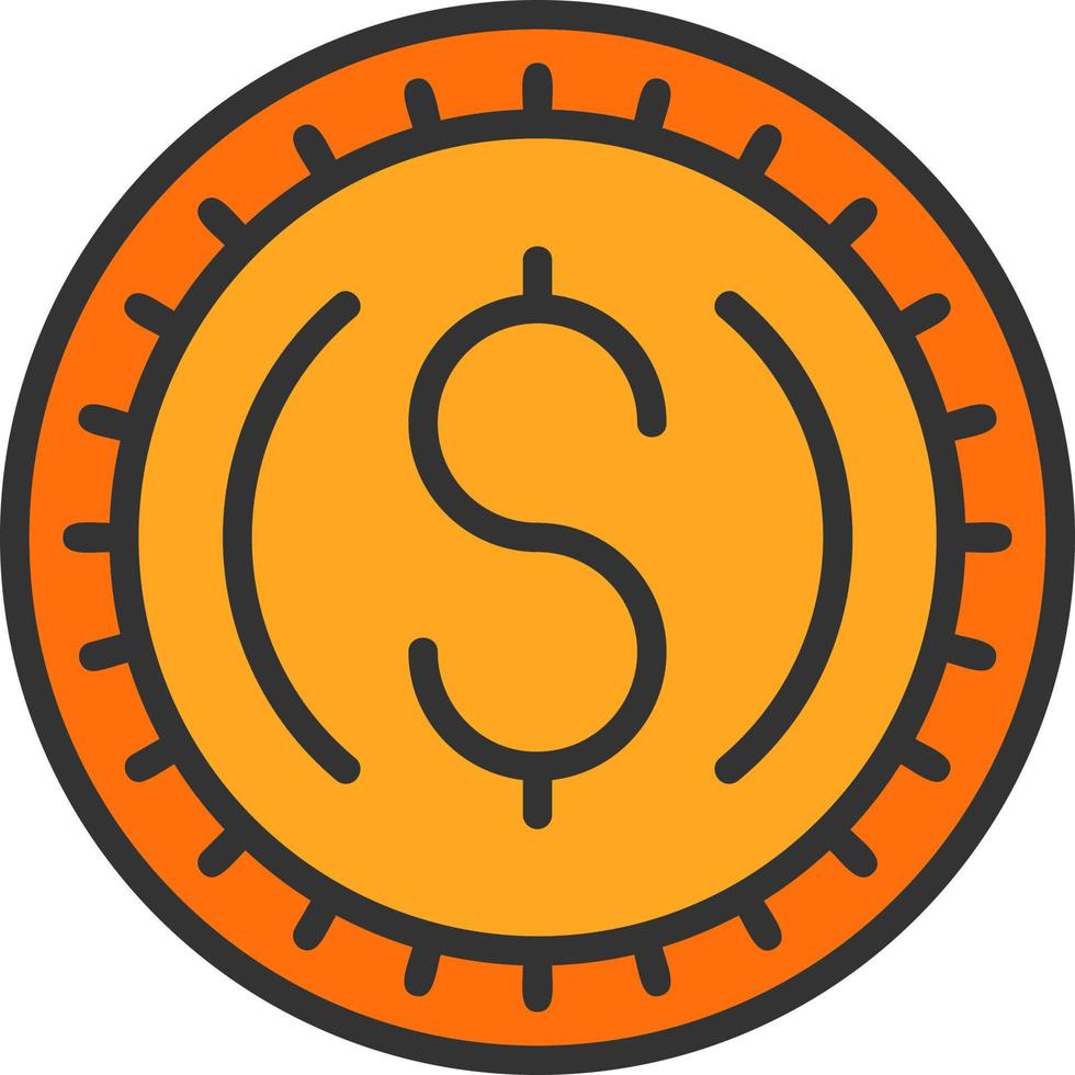 Coin Vector Icon Design