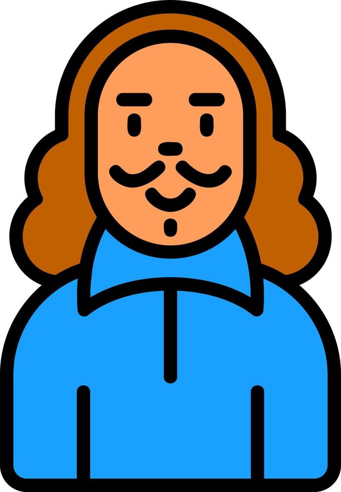 Shakespeare Vector Icon Design