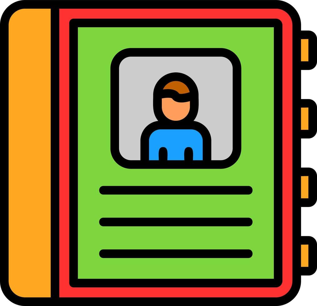 Authobiography Vector Icon Design