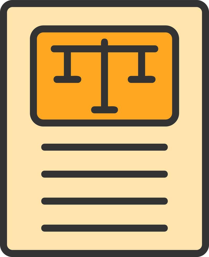 diseño de icono de vector de derecho civil