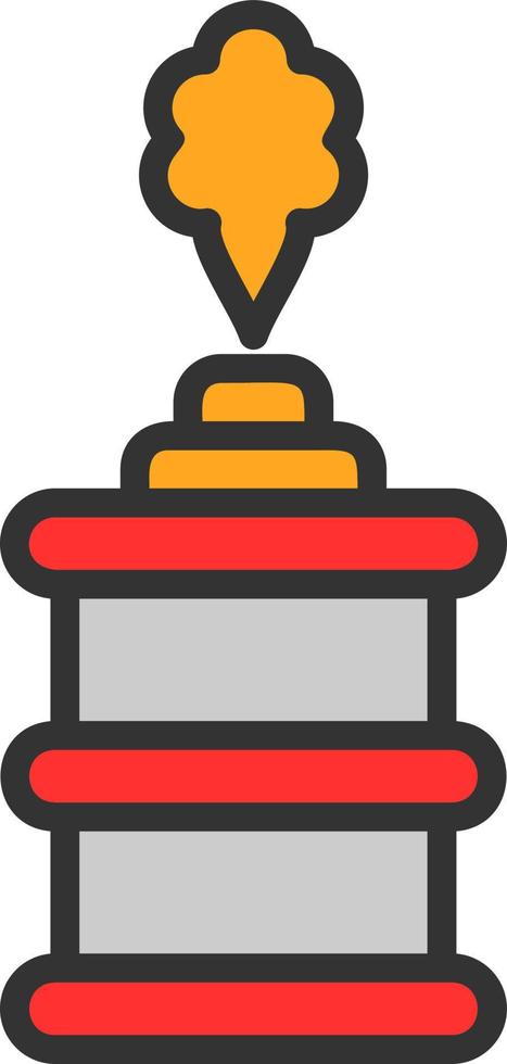 Tear Gas Vector Icon Design