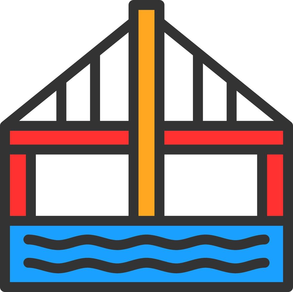 Bridge Vector Icon Design