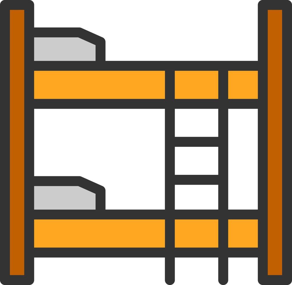 Bunk Vector Icon Design