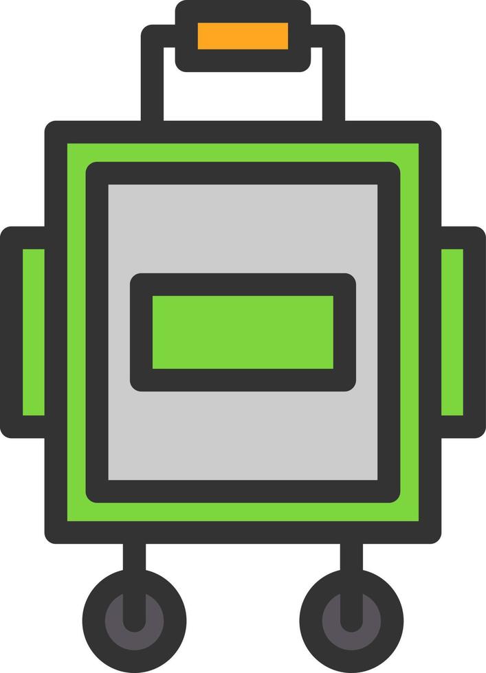 Luggage Vector Icon Design