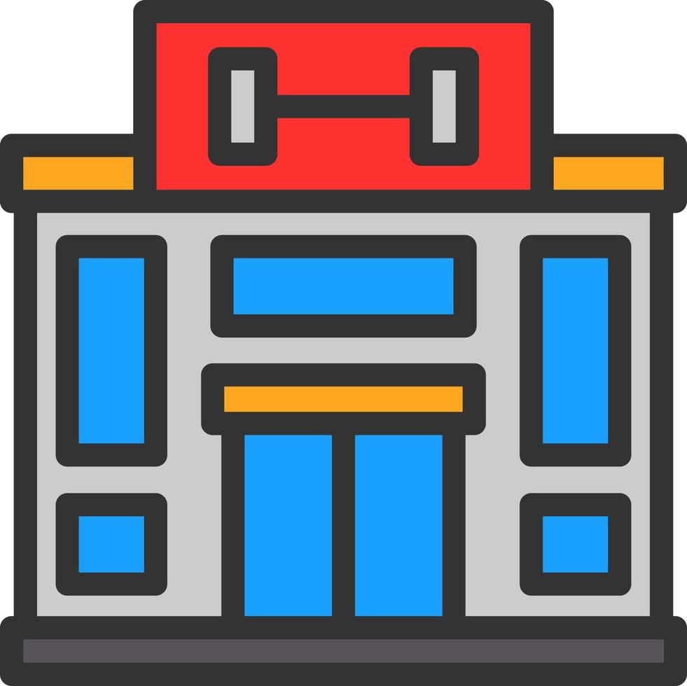 Gym Vector Icon Design