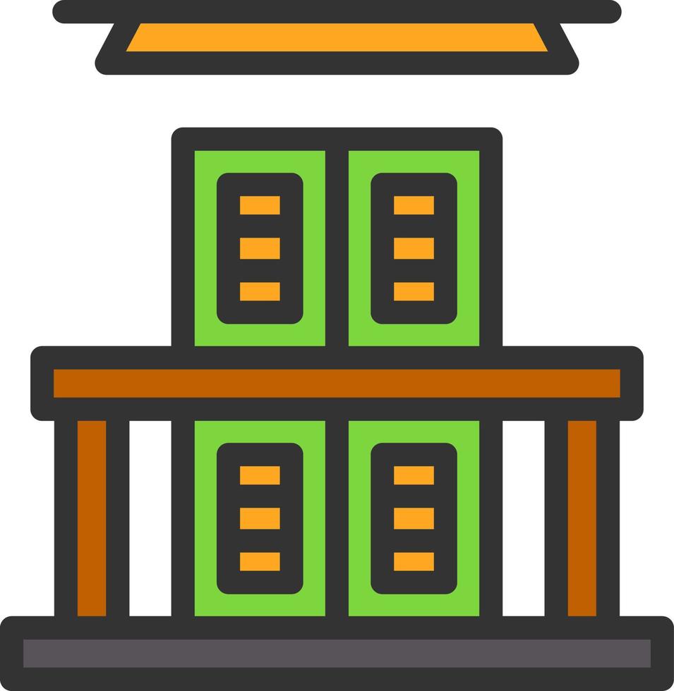 Balcony Vector Icon Design