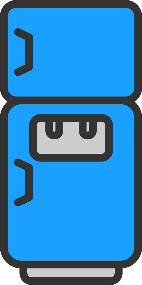 Fridge Vector Icon Design
