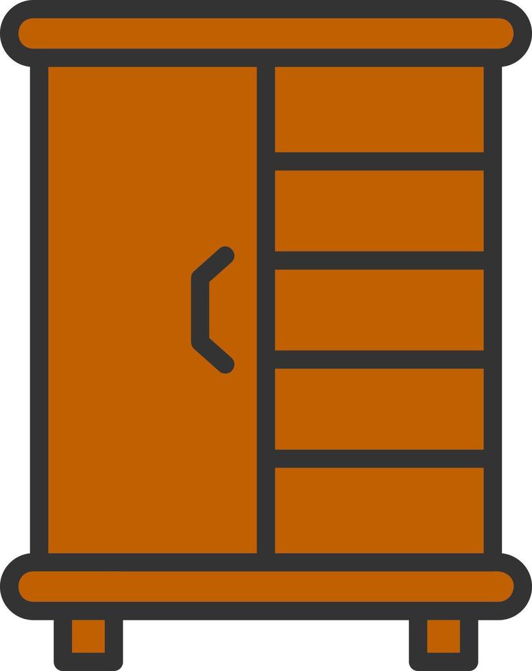 Cupboard Vector Icon Design