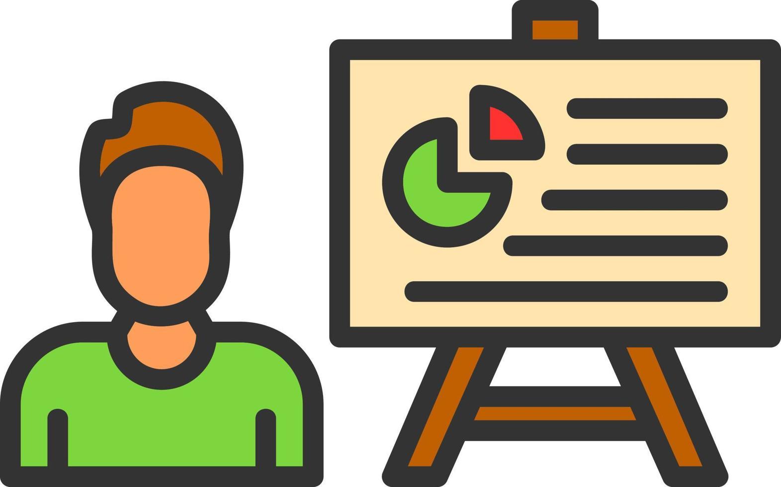 Presentation Vector Icon Design