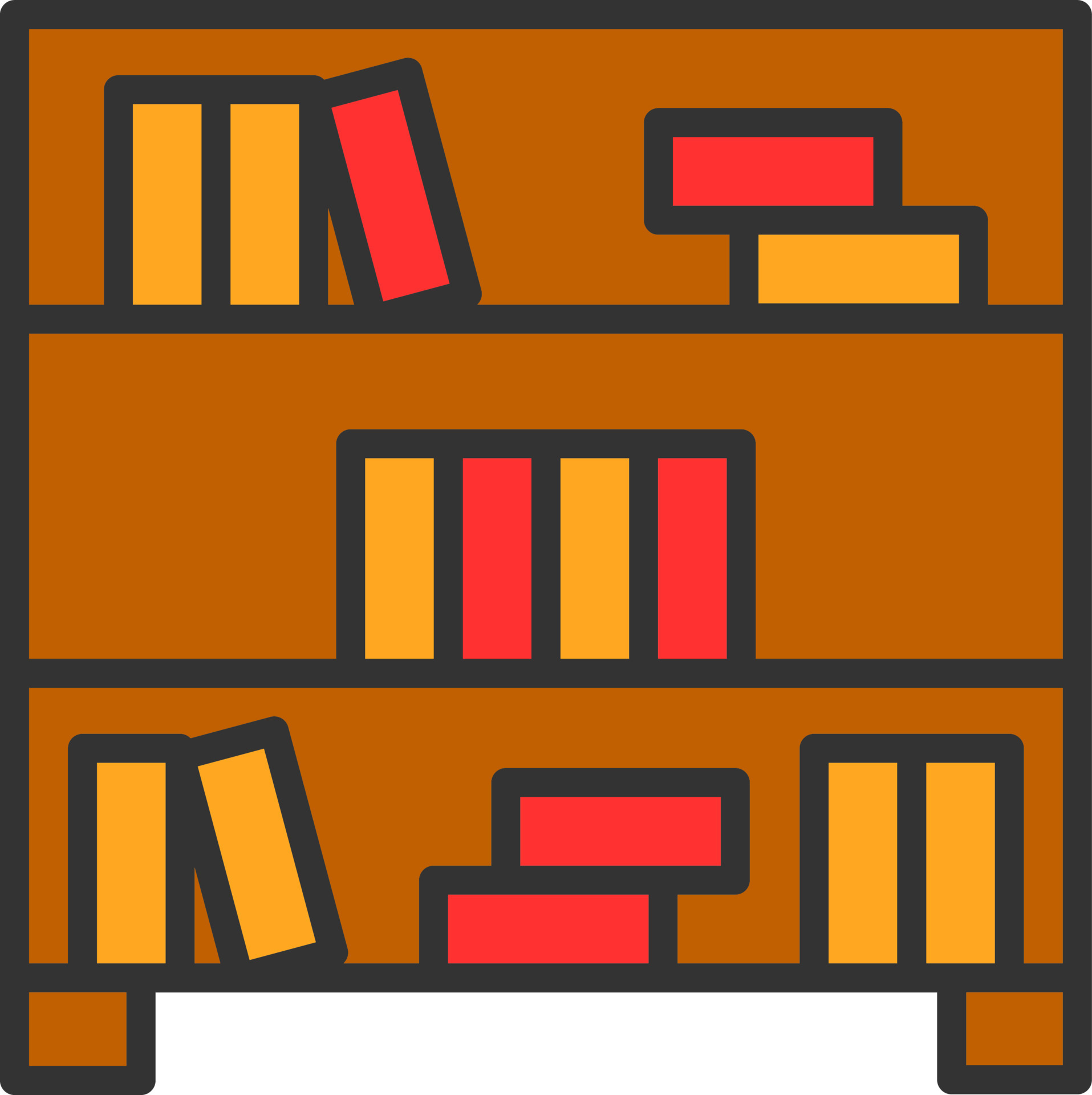 Bookshelf Vector Icon Design 16599851 Vector Art at Vecteezy