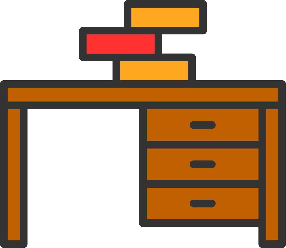 Desk Vector Icon Design