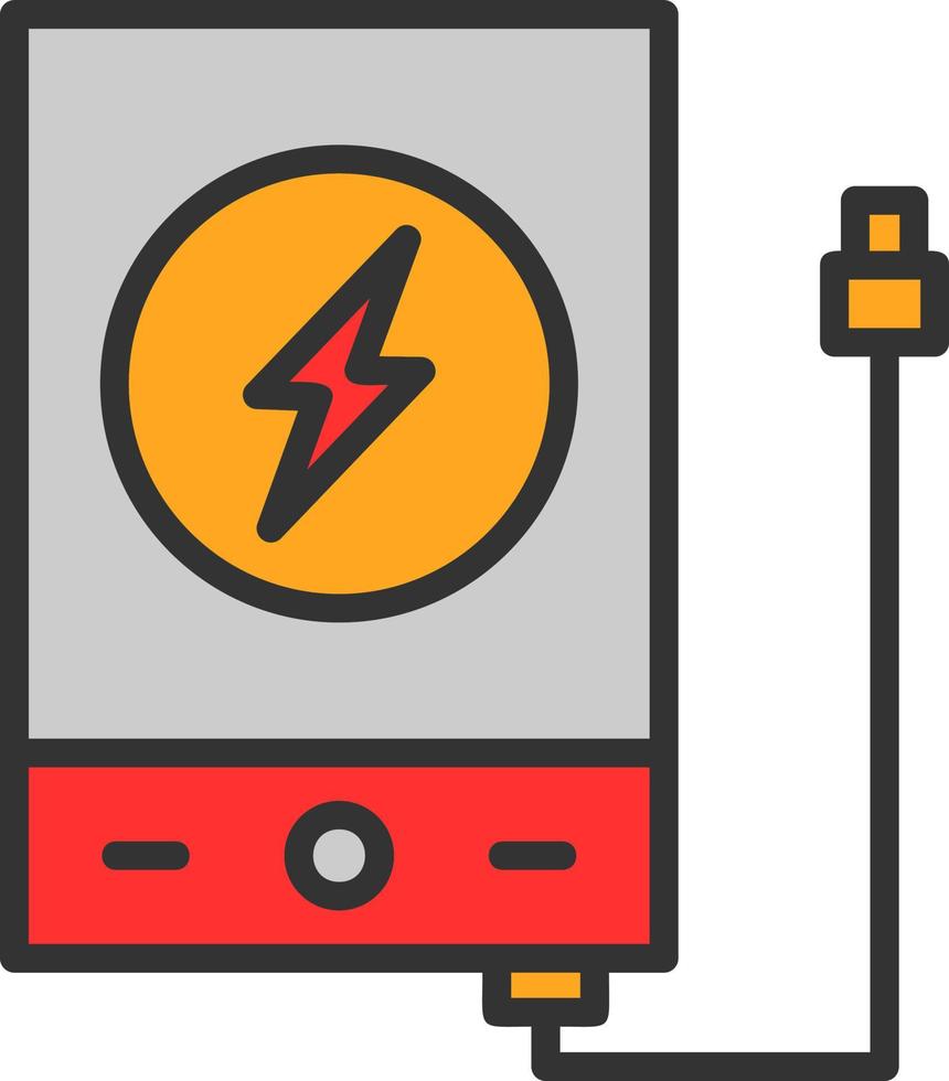 Power Bank Vector Icon Design