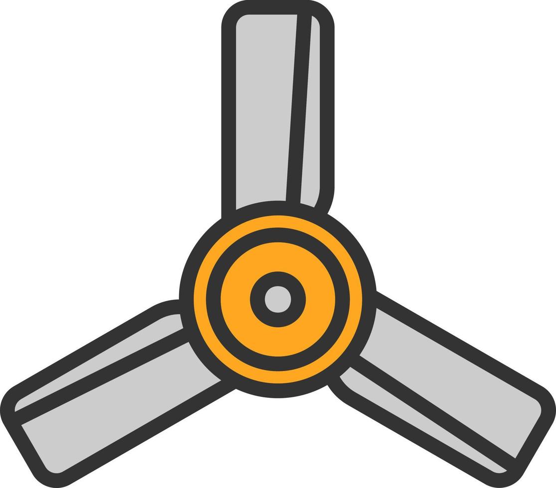diseño de icono de vector de ventilador