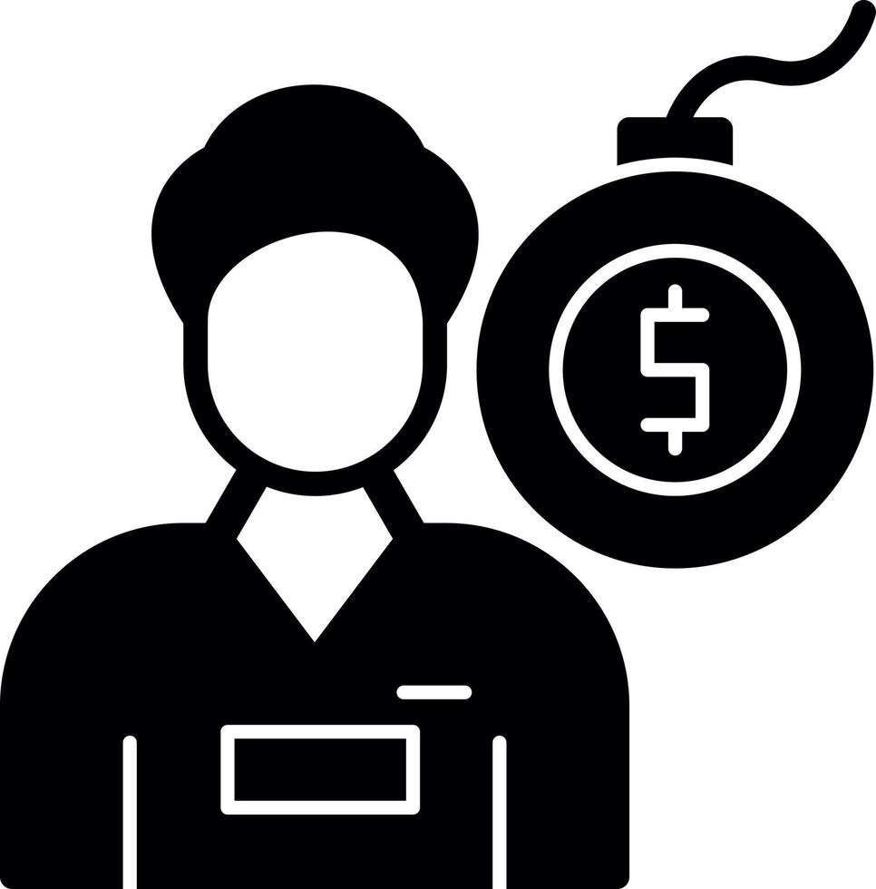 Debt Vector Icon Design