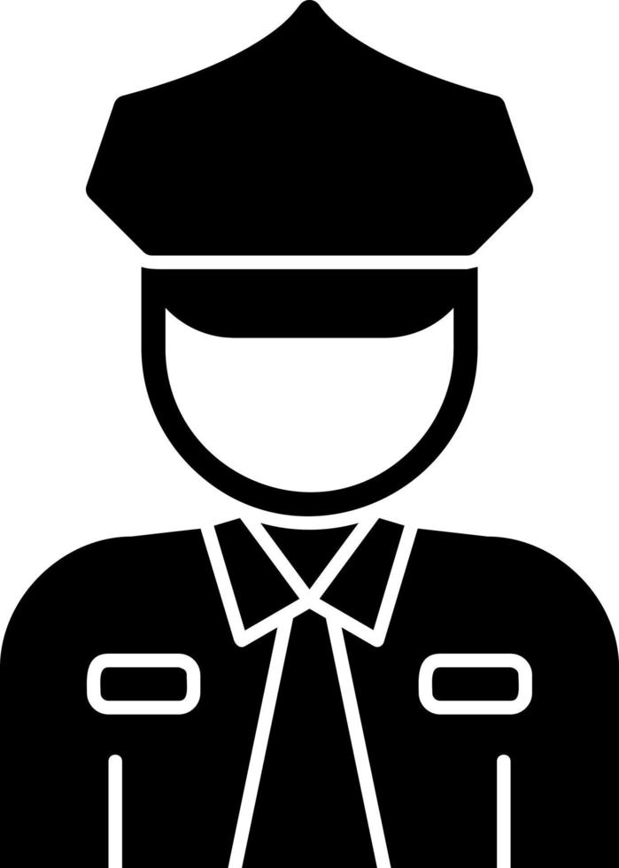 diseño de icono de vector de policía