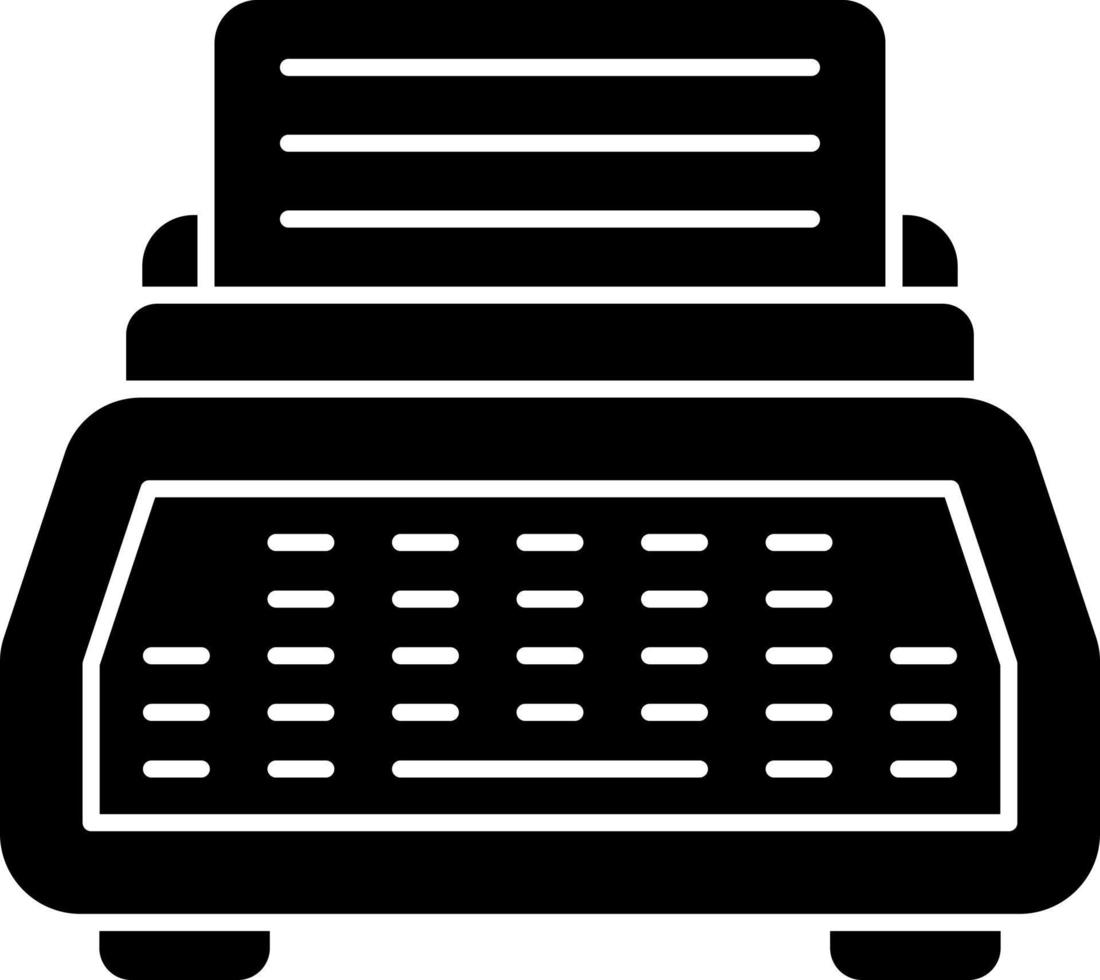 Typing Vector Icon Design