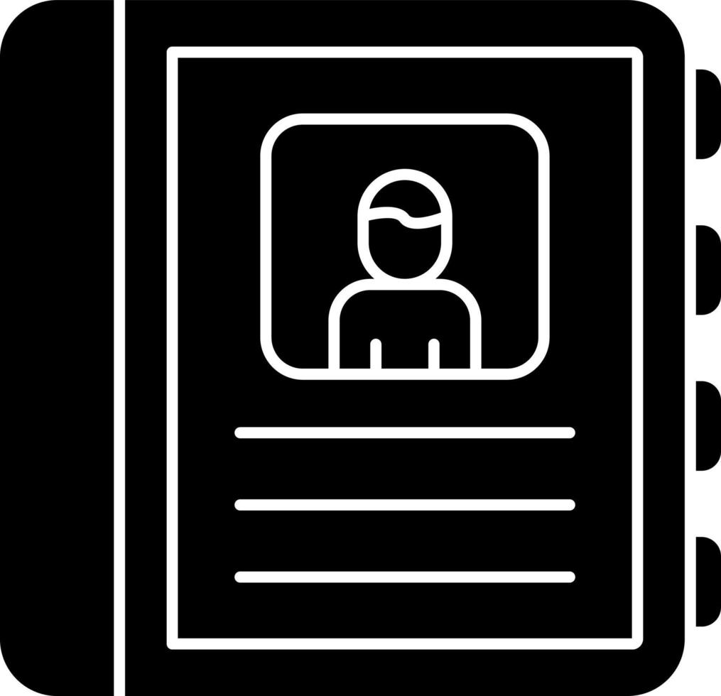 Authobiography Vector Icon Design