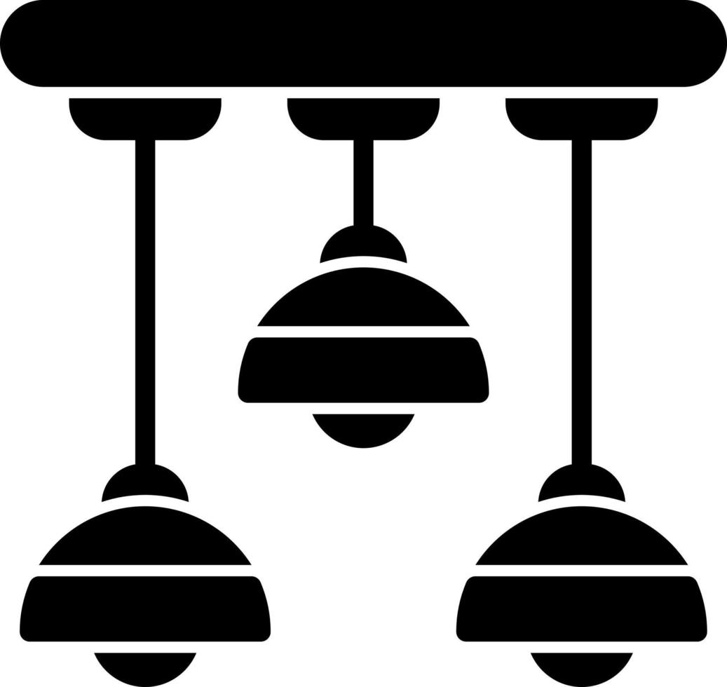 Ceiling Light Vector Icon Design
