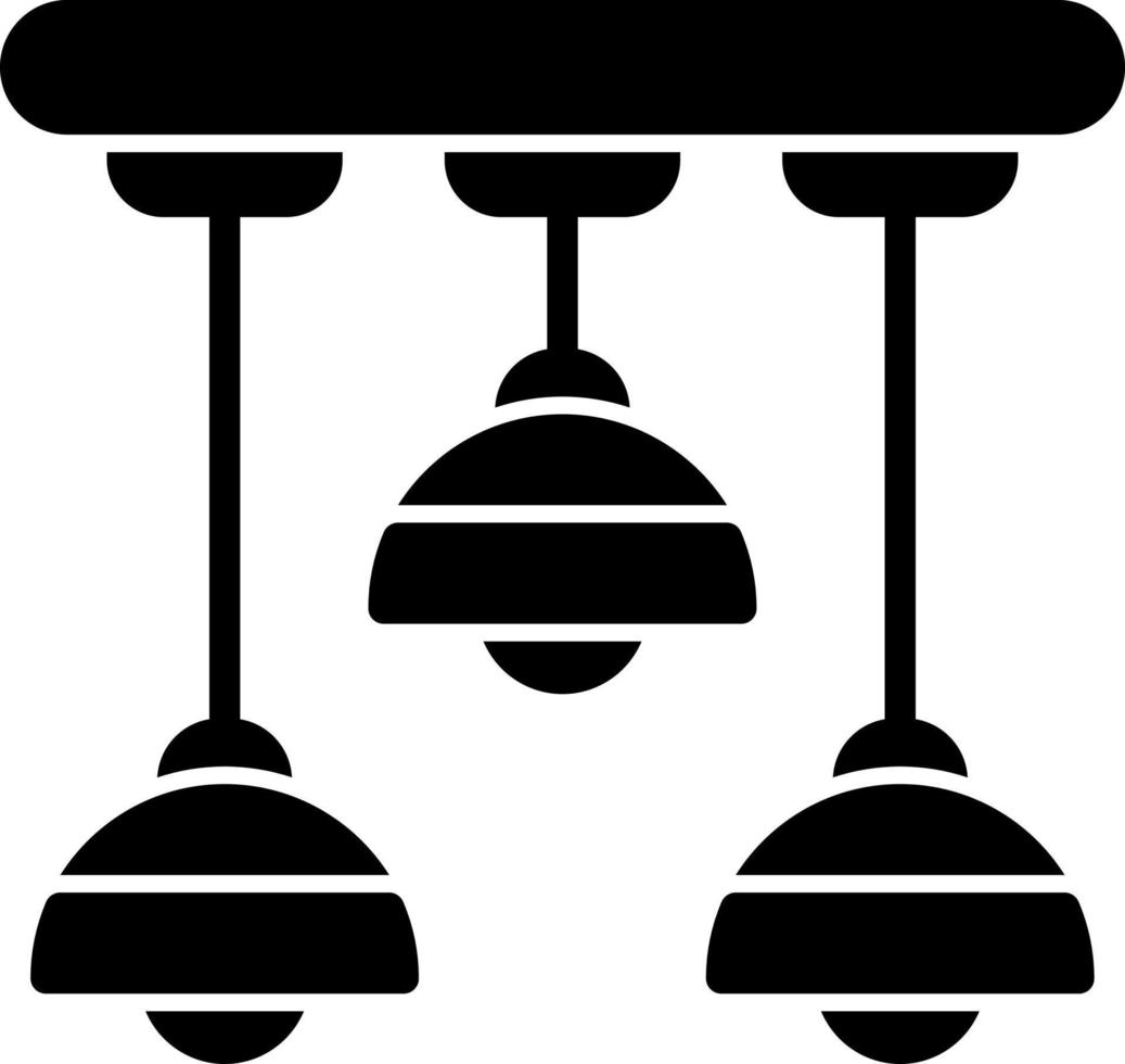 Ceiling Light Vector Icon Design